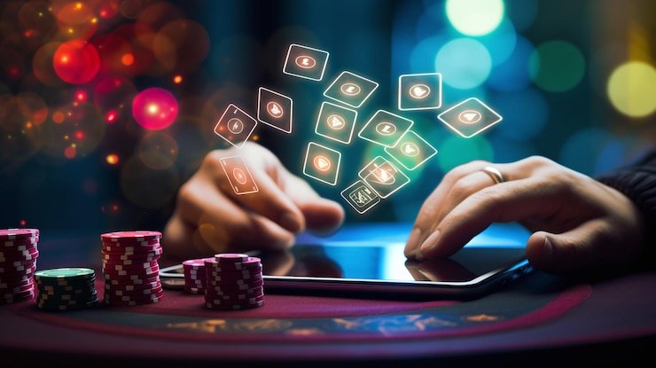 Layar login dan antarmuka utama aplikasi mobile hantutogel